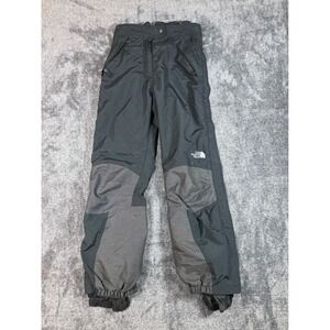 The North Face Youth Ski Snow Pants Black Size 10 Waterproof Insulated